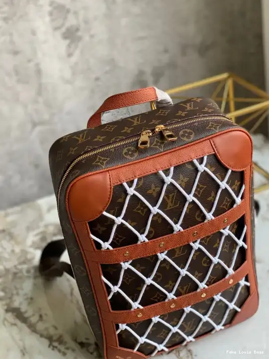 Fake Louis Bags SHOE BOX LOUIS VUITTON LVXNBA BACKPACK 0707